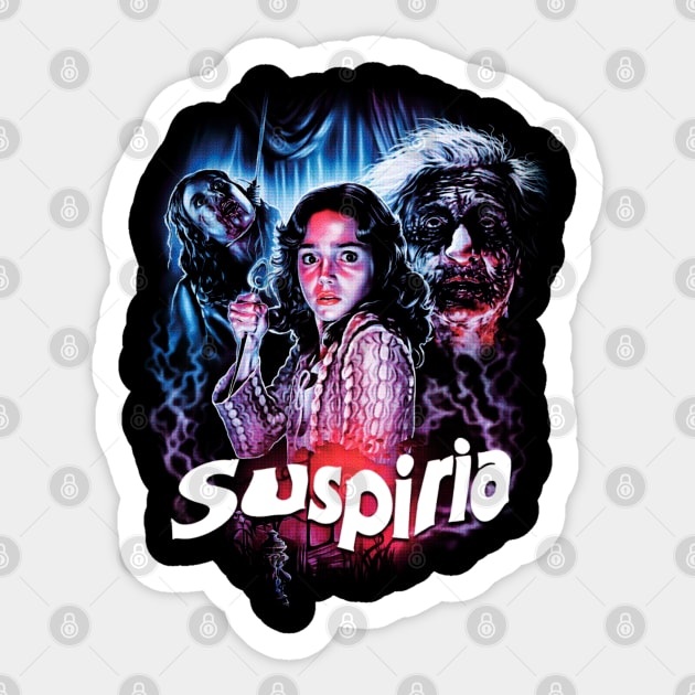 Suspiria, Dario Argento, Giallo, Italian Horror Sticker by Ipung